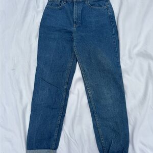 American Apparel High Waist Blue Jeans